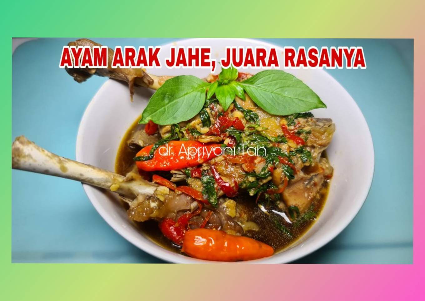 Resep Ayam Arak Jahe Juara