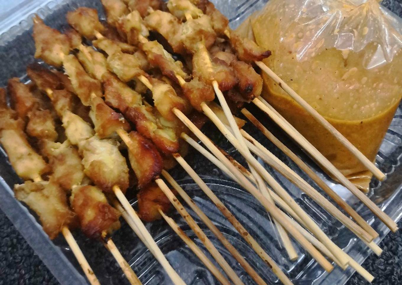Sate ayam panggang oven