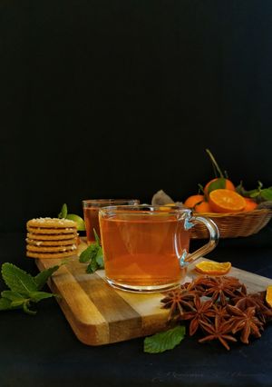 অরেঞ্জ টি রেসিপির প্রধান ছবি