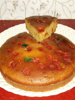 टूटी फ्रूटी केक (Tutti fruity cake recipe in Hindi) रेसिपी मुख्य फोटो