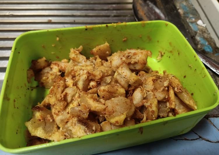 Cara mengolah Aci telor goreng pedas , Lezat