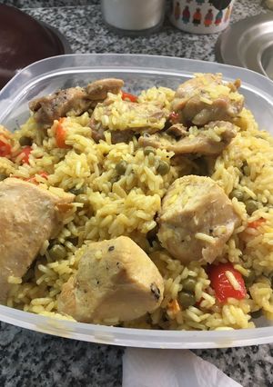 Una foto de Arroz con pollo