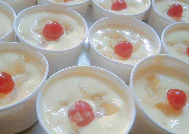 Pineapple mousse