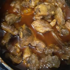 A picture of Chicken ka salan.
