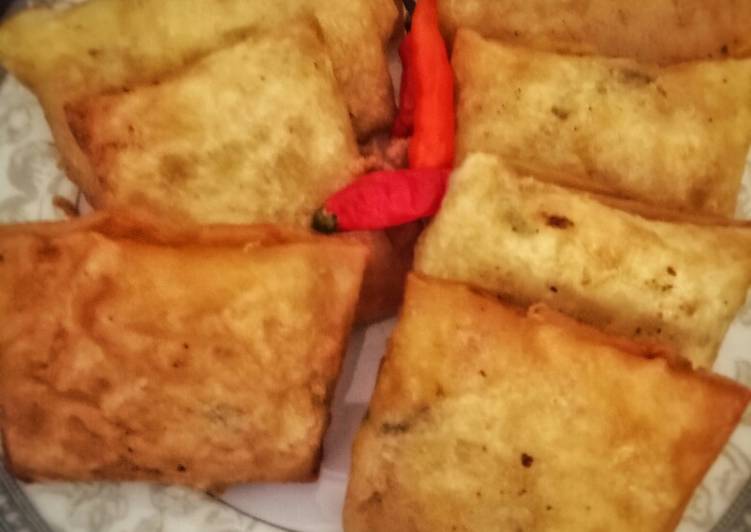 Martabak telor kentang mini