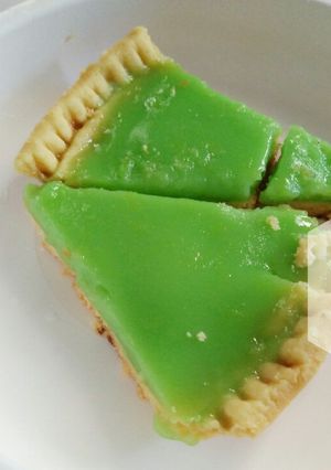 Foto resep Pie Susu teflon Fla Pandan
