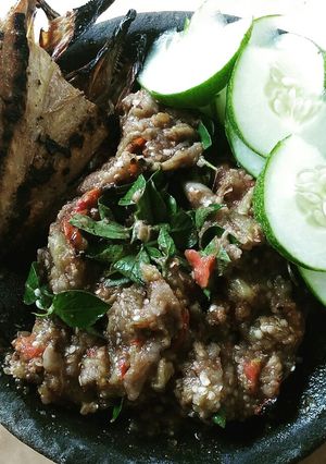 Foto resep Sambal terong bakar