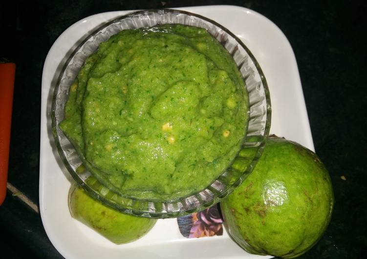 Recipe of Ultimate Guava chutany (पेरू चटणी)