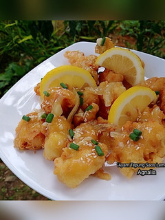Foto resep "Ayam Tepung Saos Lemon Madu"