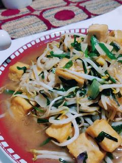 Foto resep Tumis kucai toge tahu