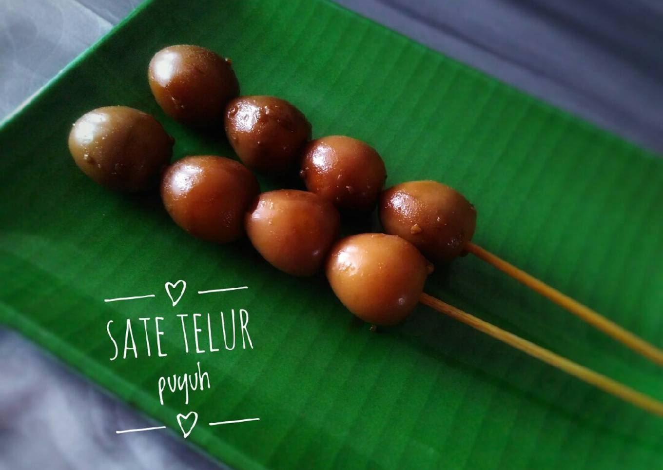 Sate telur puyuh