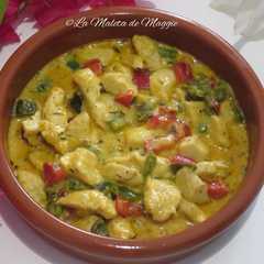Una foto de Cazuela de pollo cremoso al curry