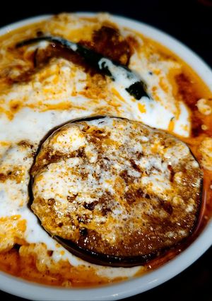 A picture of Brinjal Masala Yogurt.
