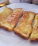 Palitos de tostadas francesas al horno