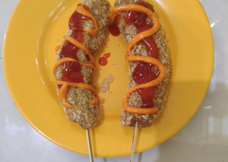 makanan Corndog yang Lezat Sekali