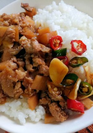 竹筍滷肉(肉燥) 的食譜成品照片