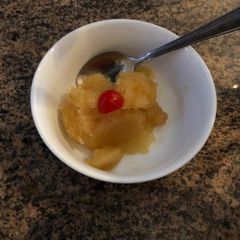 A picture of Apple sorbet.