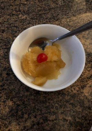 A picture of Apple sorbet.