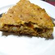 Tortilla de fideos con verduras
