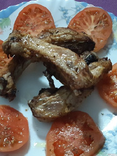 Una foto de Costillas maceradas en Airfryer