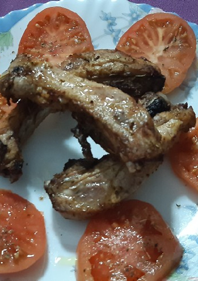 Una foto de Costillas maceradas en Airfryer