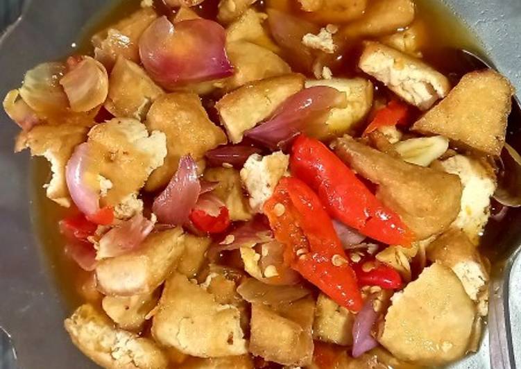 Resep 8. Tahu gejrot rumahan Anti Gagal