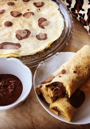 Une photo de Crêpes léopard