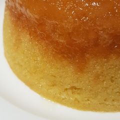 Golden syrup steamed pudding A picture of Golden syrup steamed pudding.