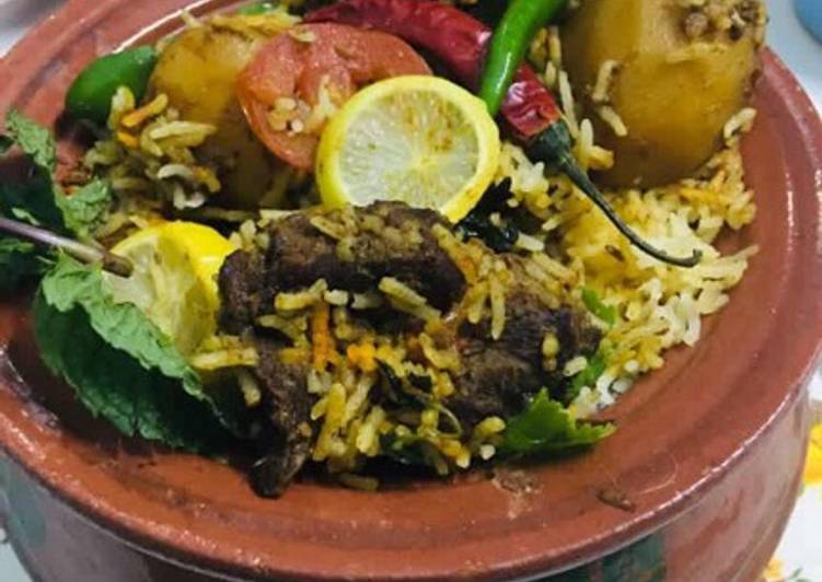 Recipe of Quick Masaledar Beef Biryani #CookpadApp