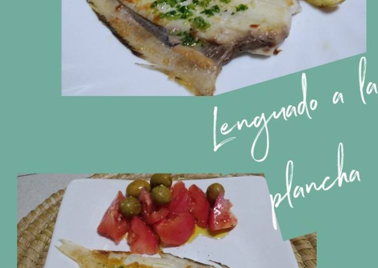 Lenguado a la plancha con ajo y perejil