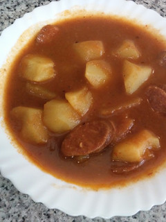 Una foto de Patatas con chorizo o a la riojana