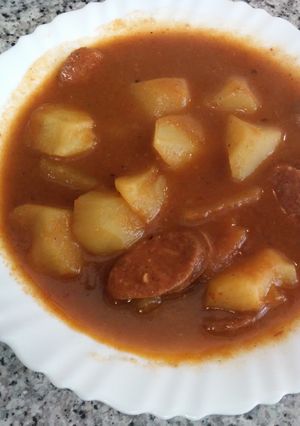 Una foto de Patatas con chorizo o a la riojana