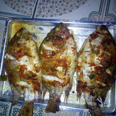 A picture of Roasted Tilapia fish.
