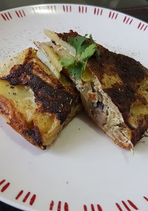 Una foto de Tortilla a la Mediterránea
