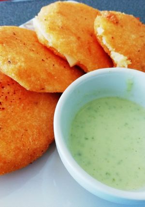 Una foto de Arepas de polenta