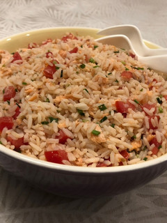 Una foto de Salpicón de salmón
