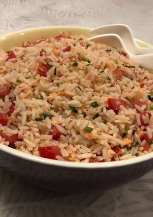 Una foto de Salpicón de salmón