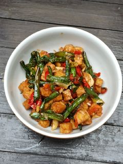 Foto resep Tumis Kacang Panjang Tempe Pedas