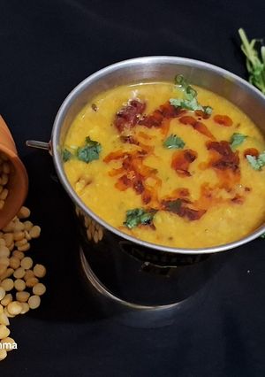 A picture of Chana dal Tadka.