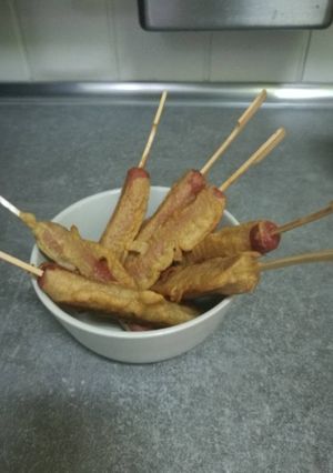 Una foto de Salchichas orly