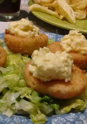 Una foto de Huevos rellenos diferente