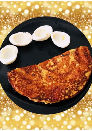 A picture of Yoghurt besan chila.