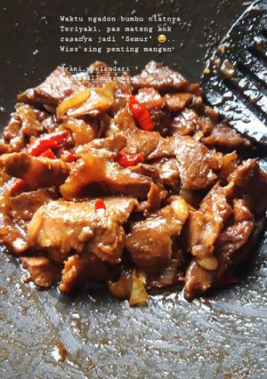 Foto resep Semur Daging Saus Teriyaki