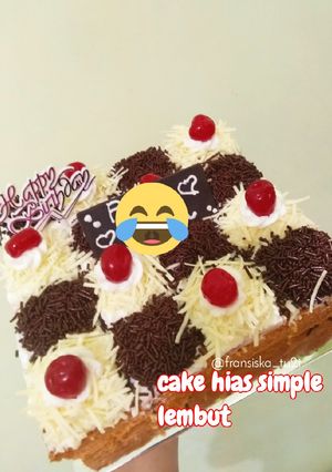Foto resep Cake hias simple lembut