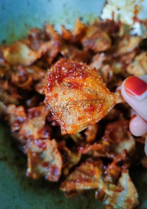 Foto resep Ikan Asin Kapas Balado