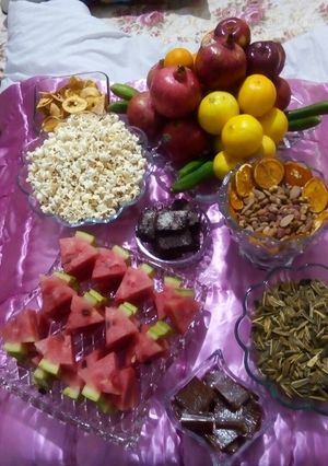 عکسی از دستور اولین یلدای خونه خودم