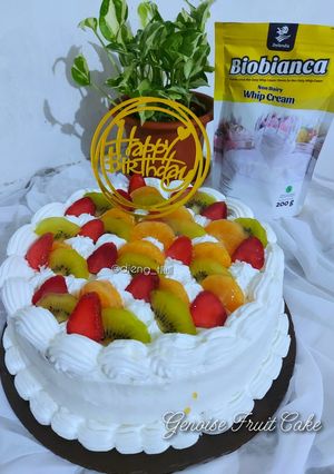 Foto resep Genoise Fruit Cake
