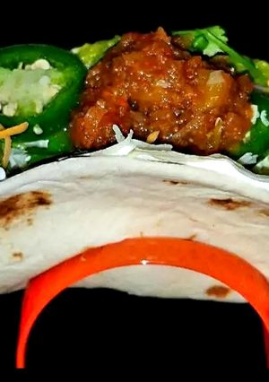 A picture of Mike's Pork Chili Verde Burritos.