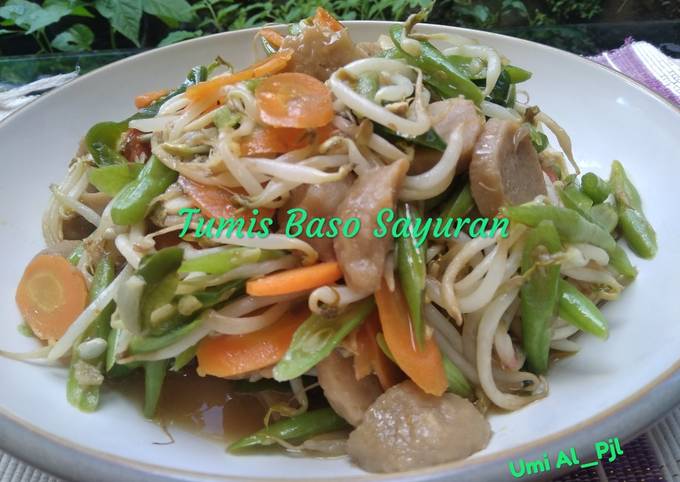 Resep Tumis Baso Sayuran Oleh Iim Muslimah Cookpad