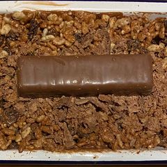 Wispa crispy cake A picture of Wispa crispy cake.